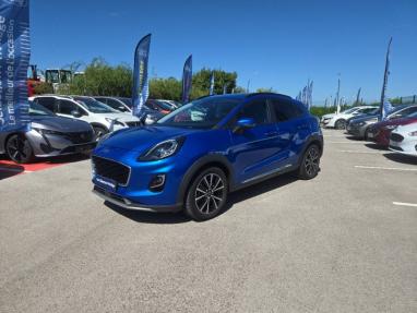 Voir le détail de l'offre de cette FORD Puma 1.0 EcoBoost 155ch mHEV Titanium de 2020 en vente à partir de 189.6 €  / mois