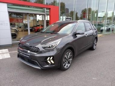 Voir le détail de l'offre de cette KIA Niro 1.6 GDi 105ch ISG + électrique 43.5ch Design DCT6 de 2021 en vente à partir de 248.02 €  / mois