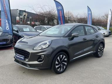 Voir le détail de l'offre de cette FORD Puma 1.0 EcoBoost 125ch S&S mHEV Titanium Business Powershift de 2022 en vente à partir de 221.43 €  / mois