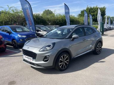 Voir le détail de l'offre de cette FORD Puma 1.0 Flexifuel 125ch S&S mHEV Titanium de 2022 en vente à partir de 198.72 €  / mois