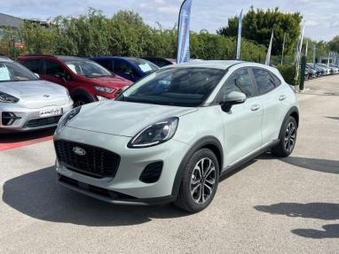 Voir le détail de l'offre de cette FORD Puma 1.0 EcoBoost Hybrid 125ch Titanium S&S Powershift de 2025 en vente à partir de 253.09 €  / mois
