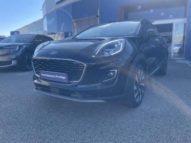 Voir le détail de l'offre de cette FORD Puma 1.0 Flexifuel 125ch S&S mHEV Titanium de 2024 en vente à partir de 222.13 € / mois