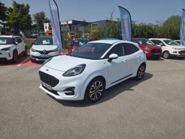 Voir le détail de l'offre de cette FORD Puma 1.0 Flexifuel 125ch S&S mHEV ST-Line de 2023 en vente à partir de 232.06 €  / mois