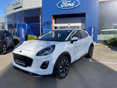 Voir le détail de l'offre de cette FORD Puma 1.0 Flexifuel 125ch S&S mHEV Titanium de 2024 en vente à partir de 226.97 €  / mois