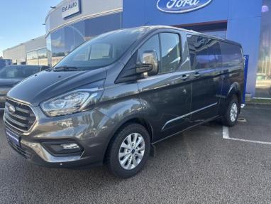 Voir le détail de l'offre de cette FORD Transit Custom Fg 320 L2H1 2.0 EcoBlue 170 S&S Cabine Approfondie Limited BVA6 7cv de 2023 en vente à partir de 403.88 €  / mois
