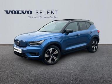 Voir le détail de l'offre de cette VOLVO XC40 P8 AWD 408ch R-Design EDT de 2020 en vente à partir de 284.41 €  / mois